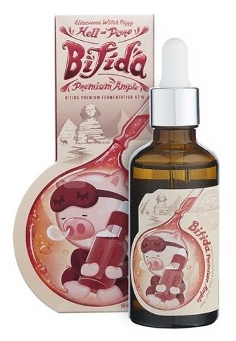 Сыворотка для лица с бифидобактериями Elizavecca Hell Pore Bifida Premium Ample 50 мл Корея — фото 1