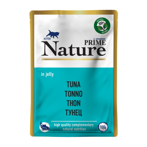 PRIME NATURE Пауч для котят Тунец в желе 100 гр 137.6.5001