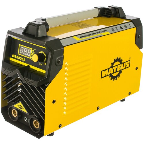 Сварочный аппарат инверторного типа Mateus MS08205 MMA-200 MMA 1234900₽