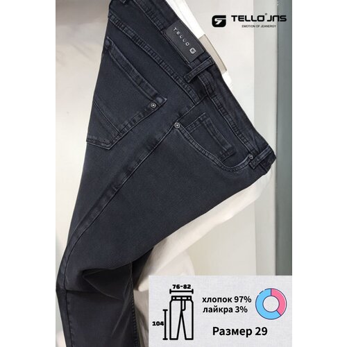 Джинсы TELLO JNS, размер 29, черный