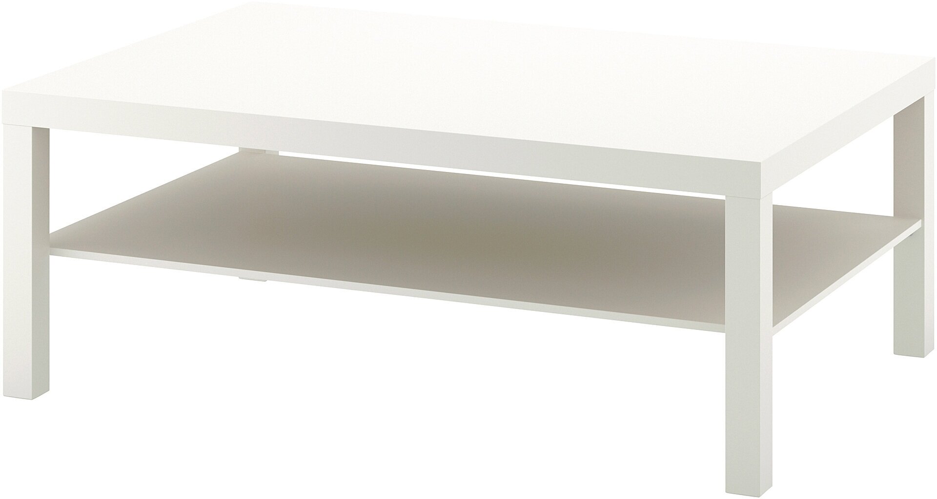 Придиванный столик икеа ЛАКК (IKEA LAKK), 118x78 см, белый