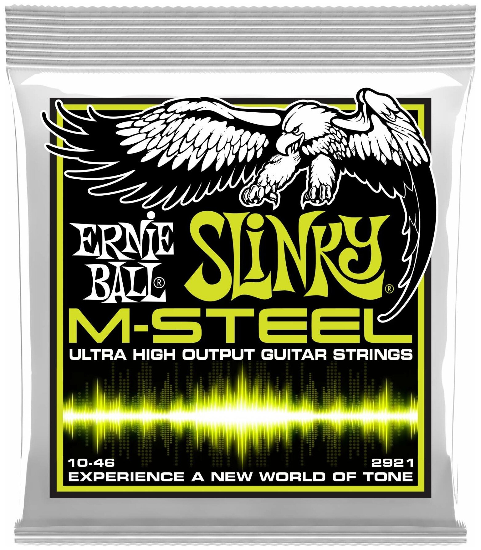 ERNIE BALL 2921 M-Steel Slinky Regular 10-46 - Струны для электрогитары