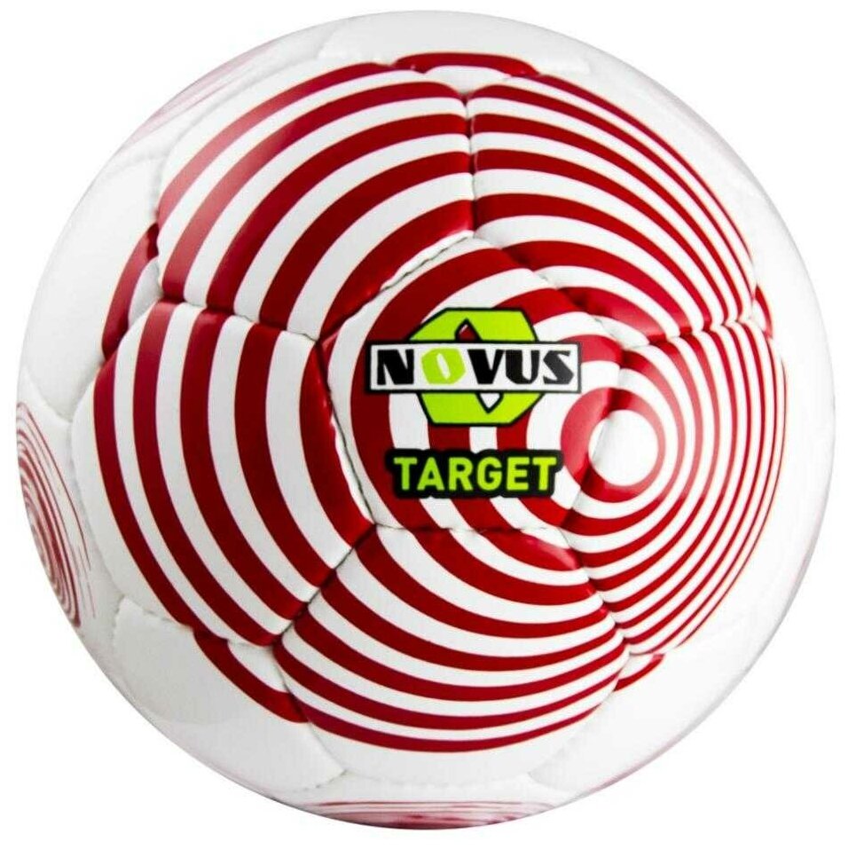Мяч Atemi футбольный TARGET, PVC, бел/красн, р.5 , р/ш, окруж 68-70
