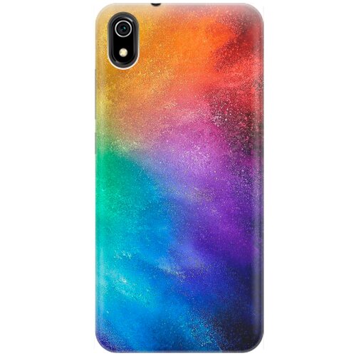 фото Силиконовый чехол на xiaomi redmi 7a / сяоми редми 7а с принтом "торжество красок" re:pa