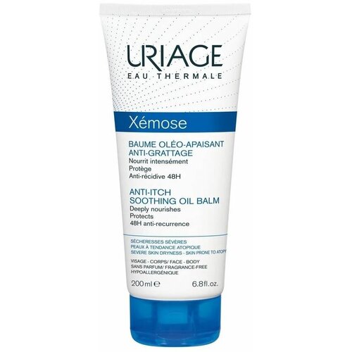 Бальзам Uriage Xemose Xemose Anti-Itch Soothing Oil Balm, Липидовосстанавливающий бальзам, 200 мл