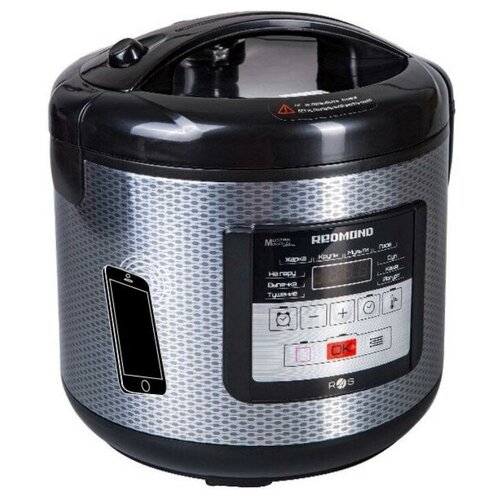 Мультиварка REDMOND SkyCooker M224S черныйсеребристый 479000₽