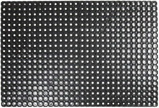 Коврик ячеистый грязесборный, 80×120×1,6 см, цвет чёрный - фотография № 1