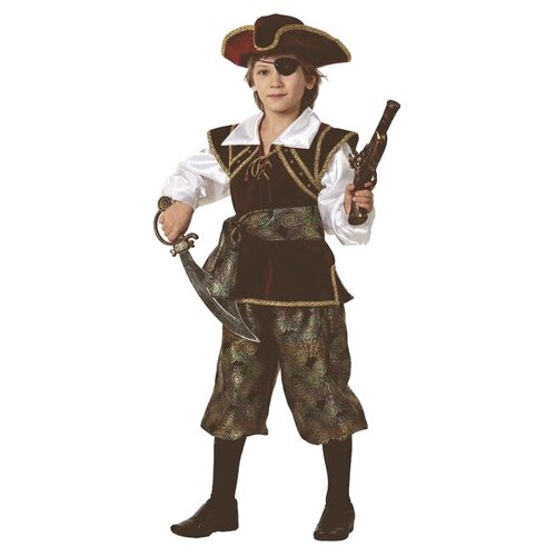 фото Костюм батик корсар (405), коричневый/золотистый, размер 152