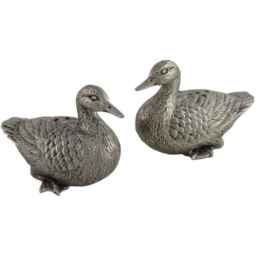 Набор для соли и перца Vagabond House Утки 5 см, олово
