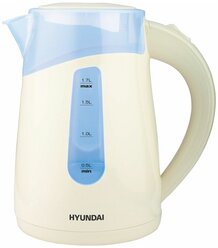 Чайник Hyundai HYK-P2030 1.7л. 2200Вт кремовый (пластик)