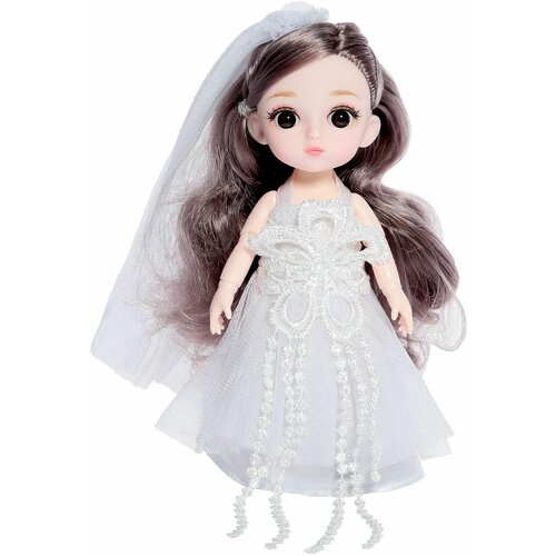 фото Кукла шарнирная эльза в платье, микс denco store