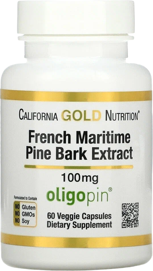 French Maritime Pine Bark Extract капс., 100 мг, 70 г, 60 шт.