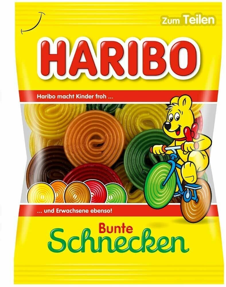 Мармелад Харибо Цветные Улитки 175 грамм Haribo Bunte Shnecken 175 g