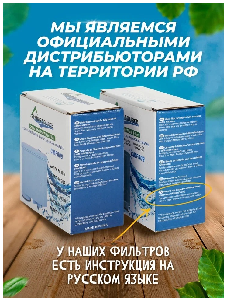 Фильтр для воды для кофемашины Philips/Saeco AquaClean - фотография № 5