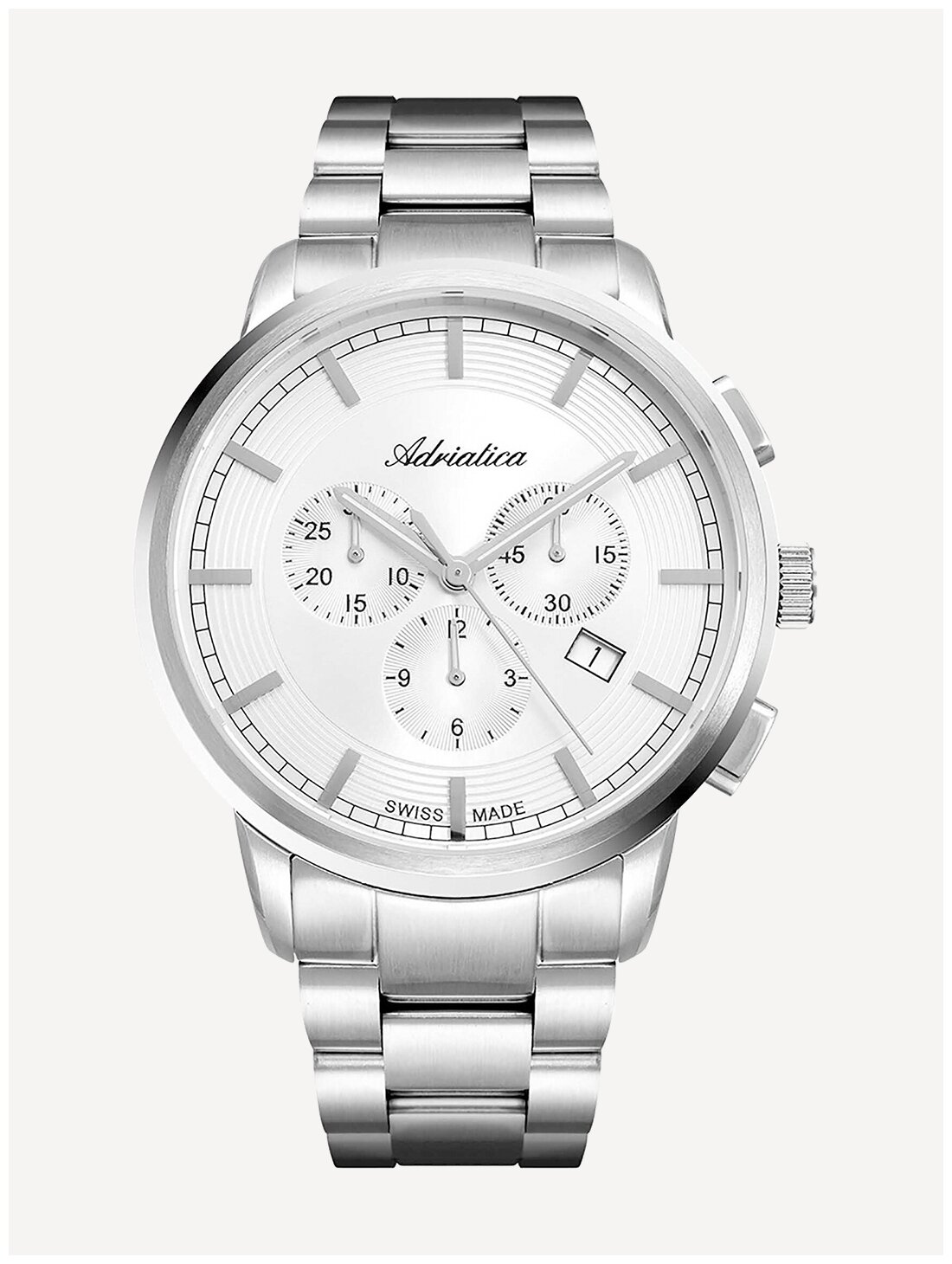 ADRIATICA A8307.5113CH мужские швейцарские наручные часы с секундомером и окном даты