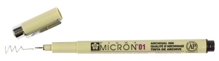 Ручка капиллярная Pigma Micron 0.25мм Коричневый