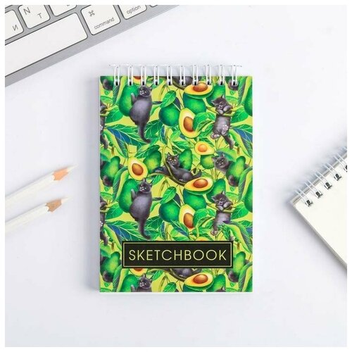 Скетчбук Sketchbook avocado А6, 80 л, 100 г/м