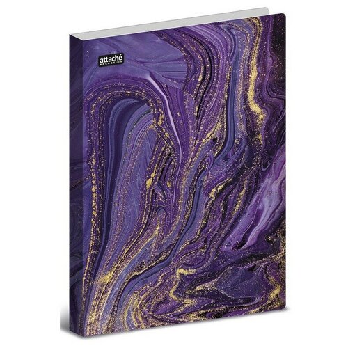 фото Папка с зажимом attache selection, fluid, фиолетовый