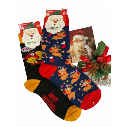 фото Носки новогодние amigobs