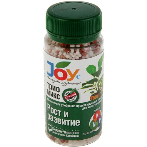 Удобрение минеральное JOY, трио микс, Рост и развитие, гранулы, 100 г