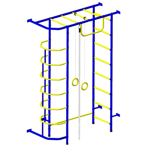 фото Спортивно-игровой комплекс пионер 9, синий/желтый