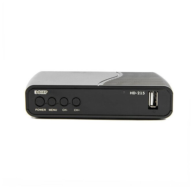 Ресивер DVB-T2 Сигнал Эфир HD-215 Поддержка HDTV/16:9/4:3/RCA в комплекте