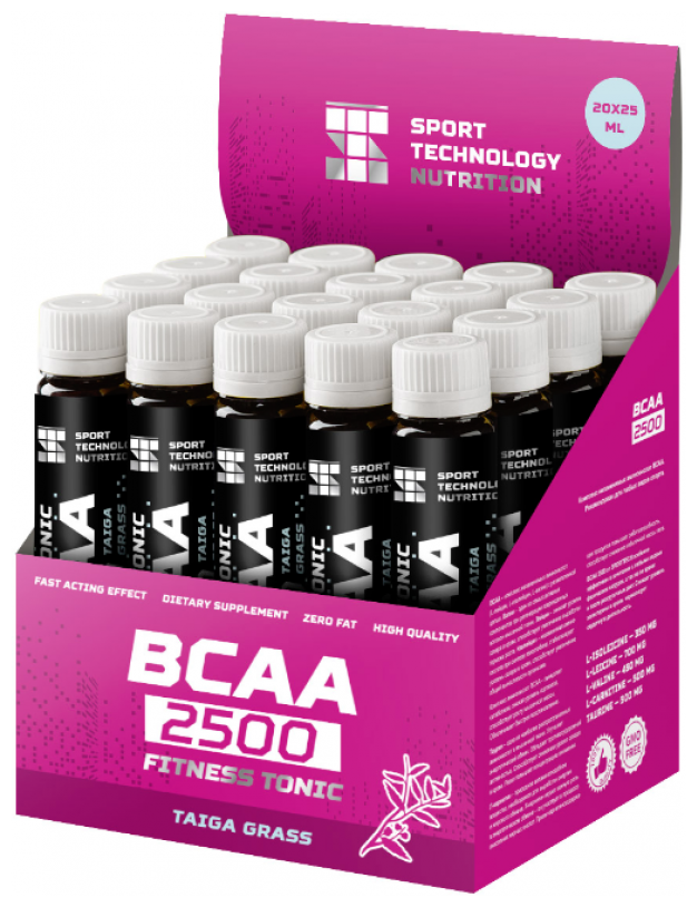 НПО СТ 20 ампул BCAA 2500, Таежные травы