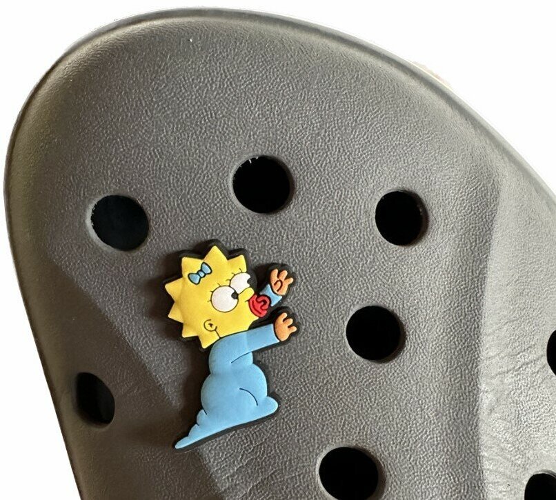 Джиббитсы для crocs, клипсы для обуви, Симпсоны, Мэгги 1 шт My Jibb