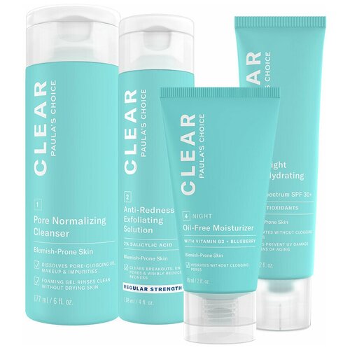 Набор косметики Clear Regular Strength Set от PAULA'S CHOICE