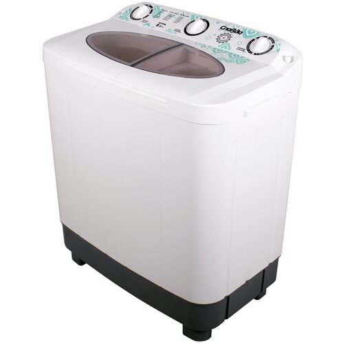 Активаторная стиральная машина Славда WS-80PET, белый активаторная стиральная машина славда ws 35 e
