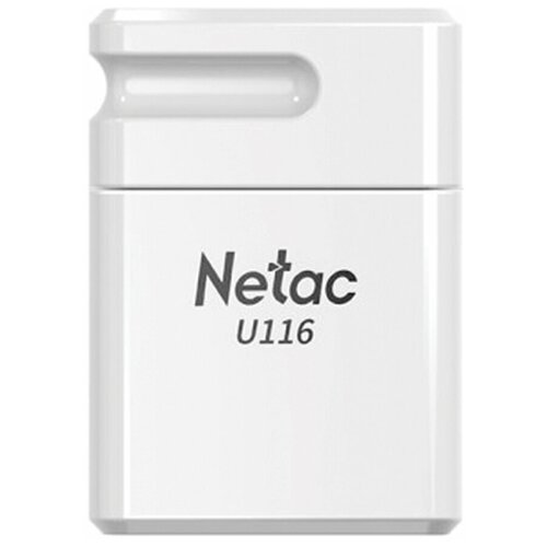 Флеш-диск 64 GB NETAC U116, USB 2.0, белый, NT03U116N-064G-20WH (цена за 2 шт) флеш диск unitype 64 gb 2 шт