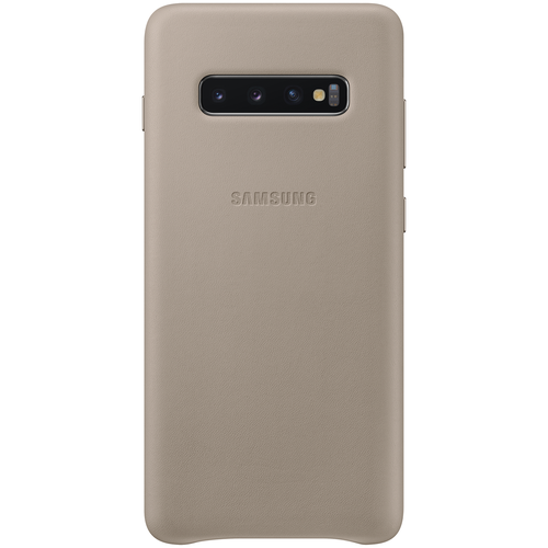 фото Чехол-накладка samsung ef-vg975 для galaxy s10+ серый