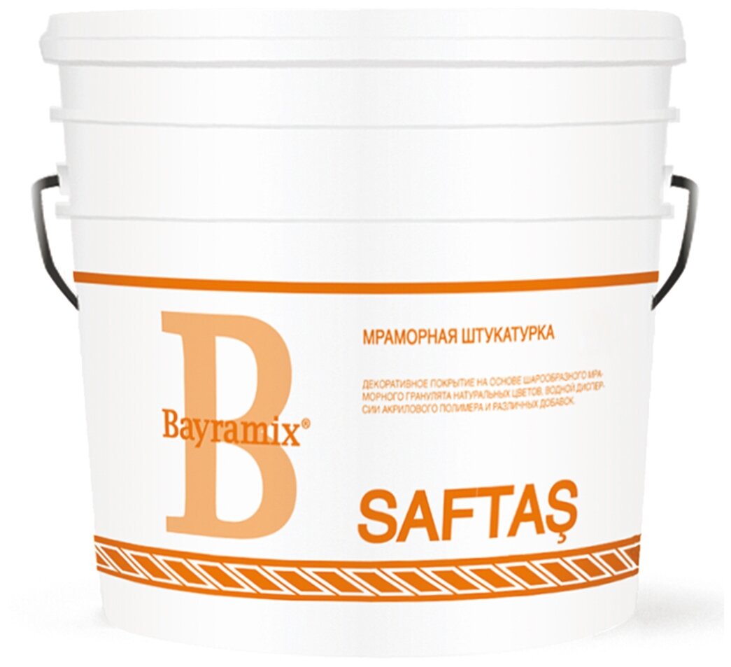 Штукатурка декоративная мраморная Bayramix Mineral цвет Saftas (15кг) 860