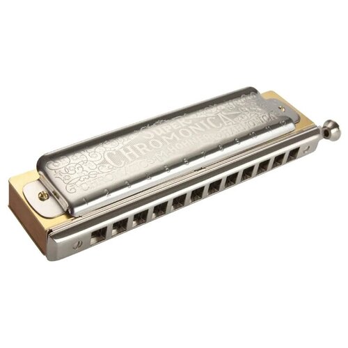 Губная гармошка Hohner Chromonica 48 270/48 (M27003/M27003X) D, серебристый губная гармошка hohner chromonica 48 270 48 m27001x c серебристый