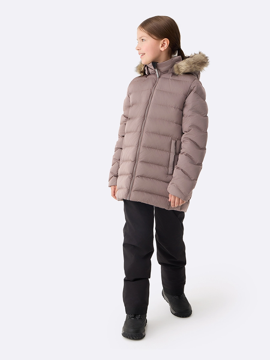 Пуховик Lassie Marja, размер 146, розовый, — фото 1