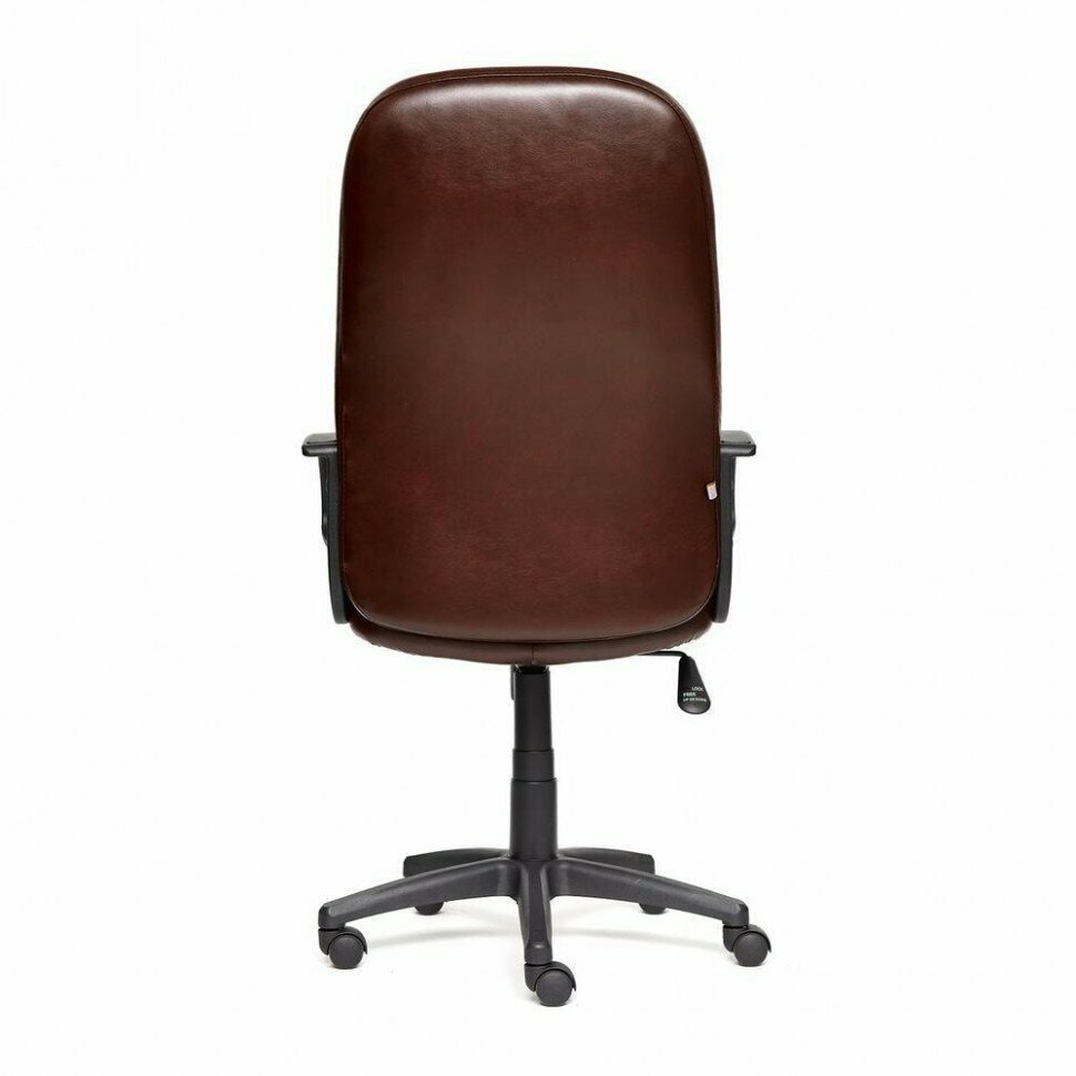 Компьютерное кресло TetChair Devon для руководителя, обивка: искусственная кожа, цвет: коричневый 2 TONE перфорированный - фотография № 6