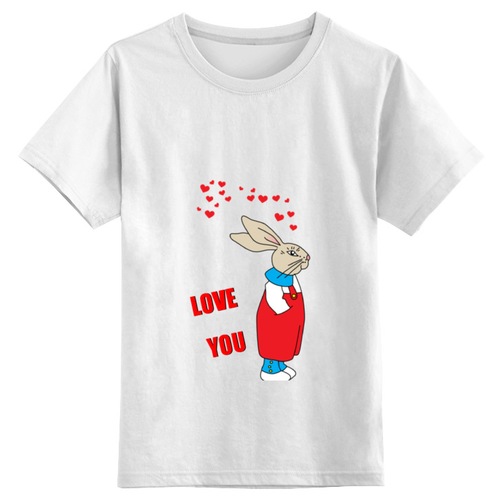 фото Футболка printio, размер 3xs, белый