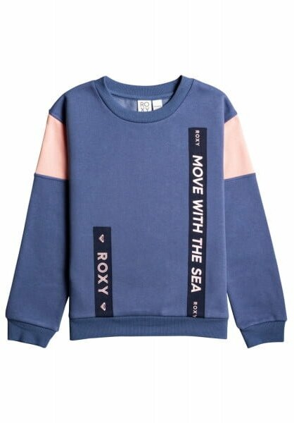 Толстовка Roxy, размер 14/XL, голубой, синий