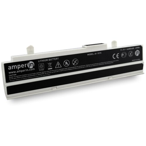 Аккумуляторная батарея Amperin для ноутбука Asus EEE 1015 11.1V 4400mAh (49Wh) AI-1015W белая