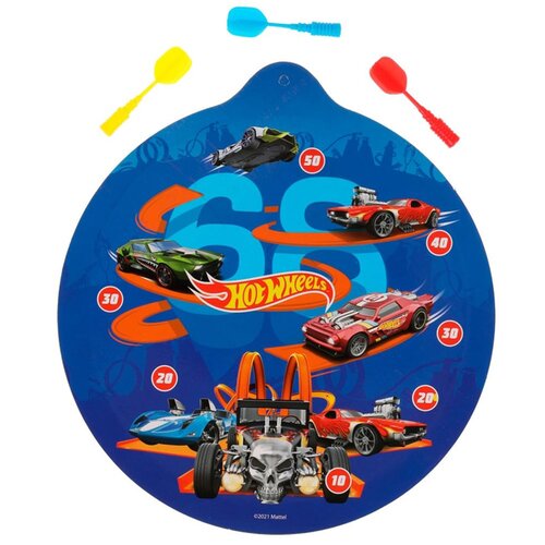 мячеловка с липучкой играем вместе hot wheels b2126588 hws разноцветный Дартс Играем вместе Hot Wheels B1632966-HWS разноцветный