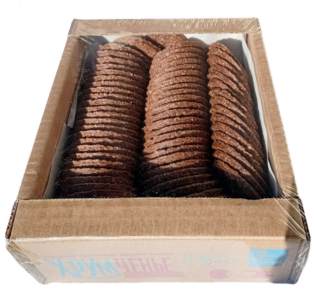 Leti Печенье Хрумченье шоколадное с воздушным рисом, 750г - фотография № 2