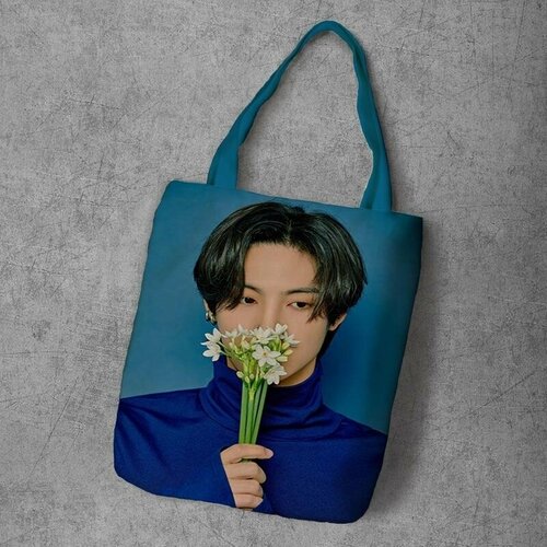 фото Сумка шоппер anime dakimakura, фактура рельефная, мультиколор