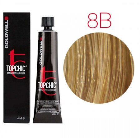 Goldwell Topchic - Краска для волос 8B морской песок 60 мл.