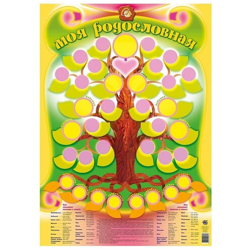 Плакат Маленький гений Моя родословная 9031