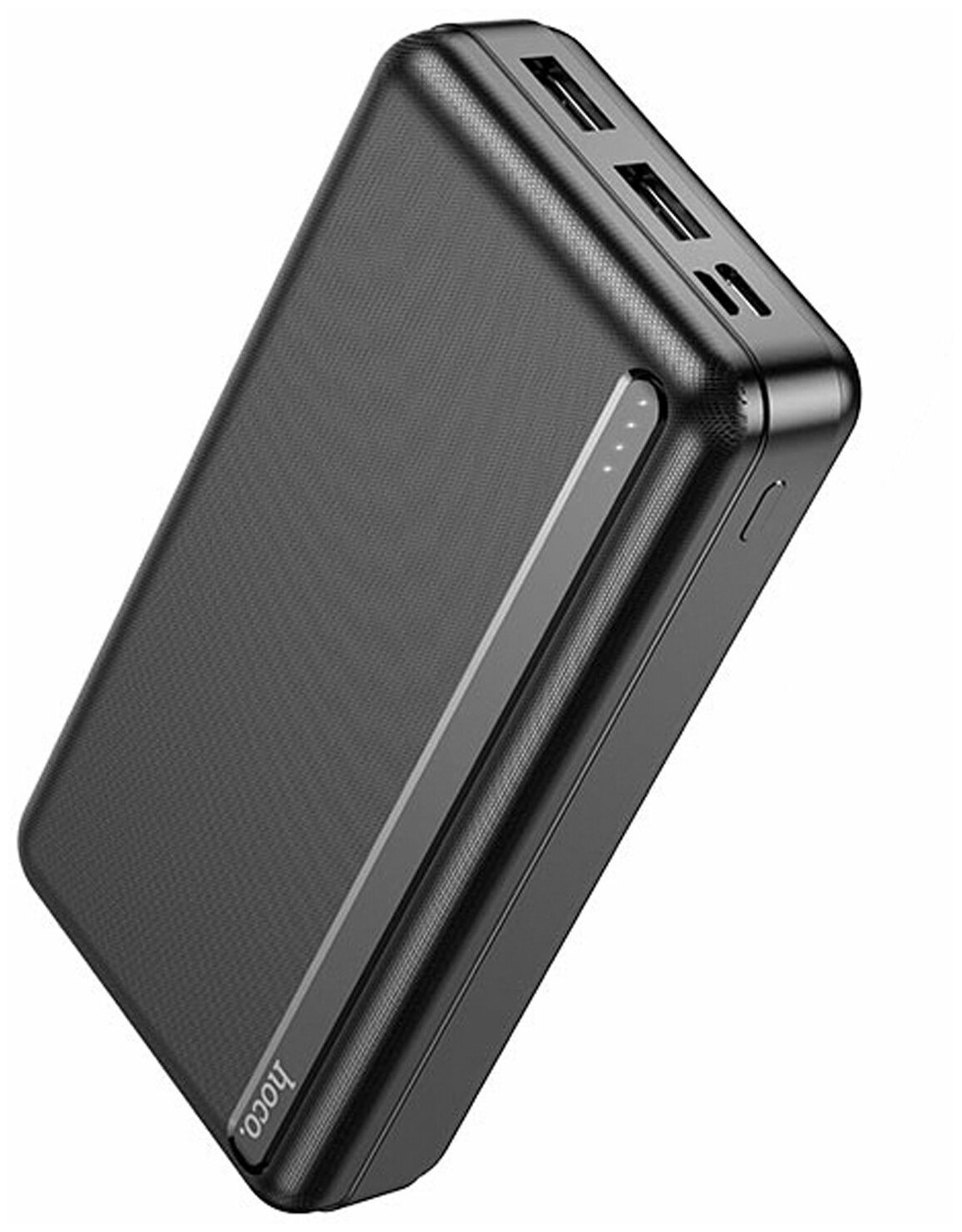 Портативный внешний аккумулятор HOCO J91A power bank, 5V, 2.1A (20000mAh), черный 6931474769923