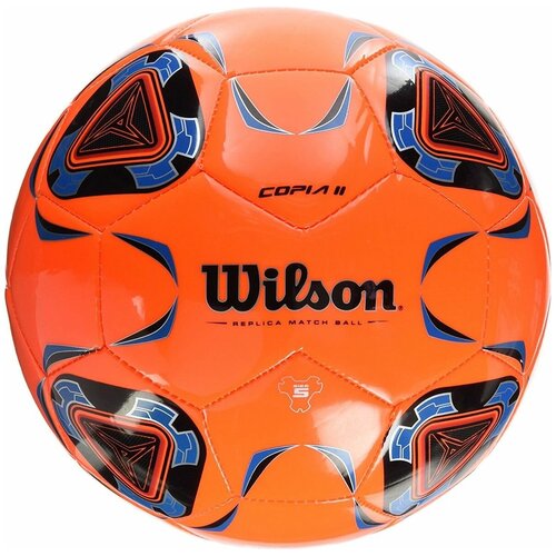 фото Мяч футбольный wilson copia ii размер 5, оранжевый (wte9282xb05)