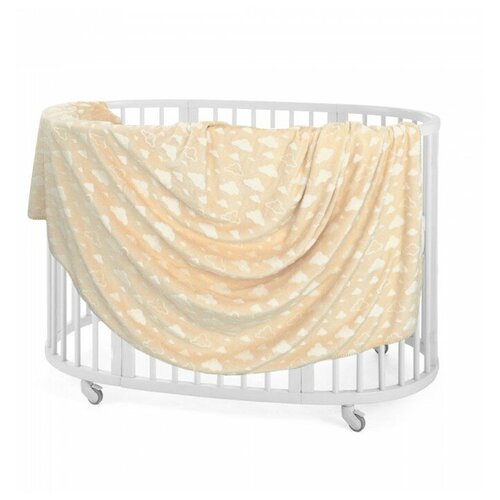 Плед Baby Nice Micro Flannel 3D Облака Y31384/7YE 100х140 см желтый