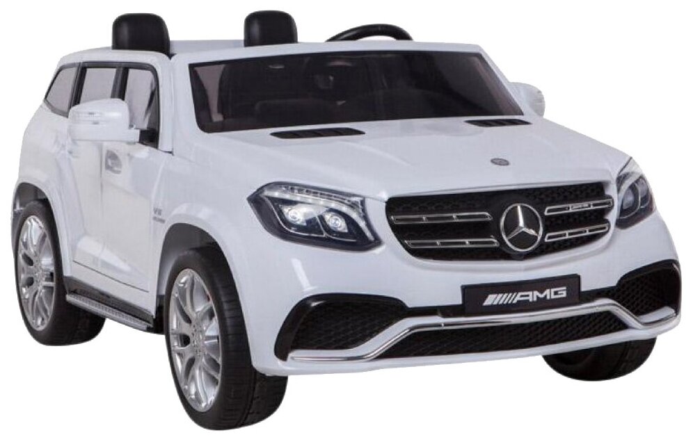 Детский электромобиль Mercedes Benz GLS63 LUXURY 4WD 12V MP4 - White - HL228-LUX-MP4