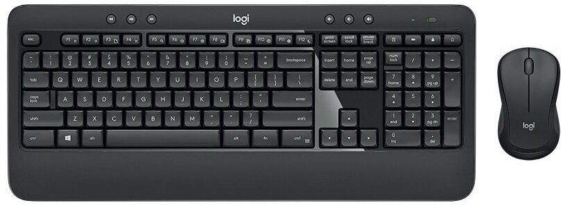 Комплект (клавиатура+мышь) Logitech , USB, беспроводной, черный [920-008686] - фото №3