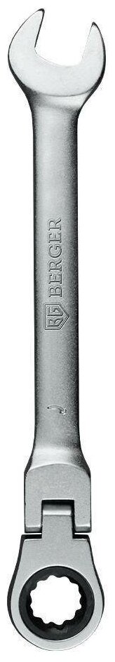 Ключ комбинированный трещоточный BERGER с шарниром 27 м BG1256